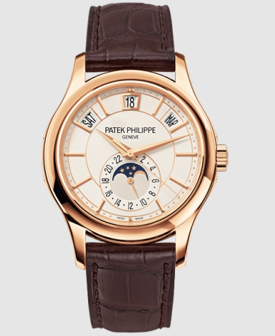 Best replica Patek Philippe Complications Annual Calendar 5205 Rose Gold watch 5205R-001